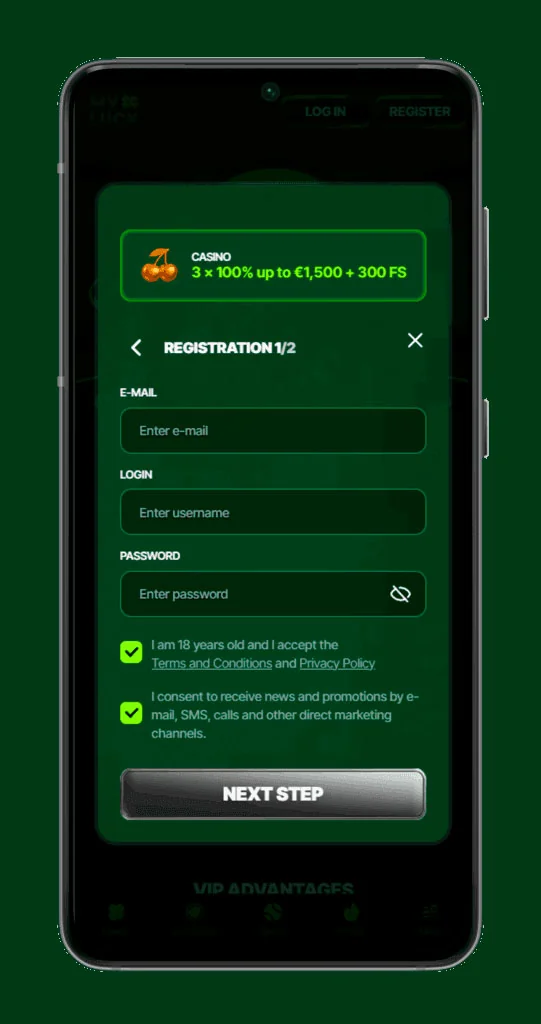 application mobile my luck casino